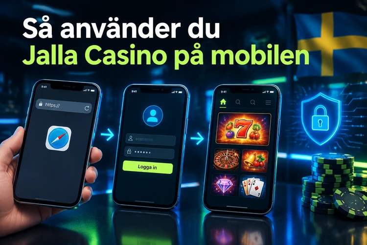 Så använder du Jalla Casino på mobilen