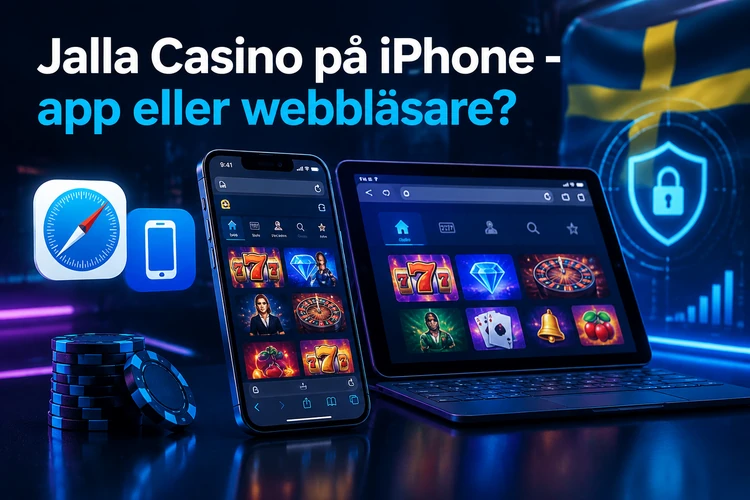 Jalla Casino på iPhone - app eller webbläsare?