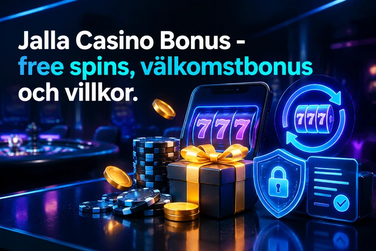 Jalla Casino Bonus - free spins, välkomstbonus och villkor