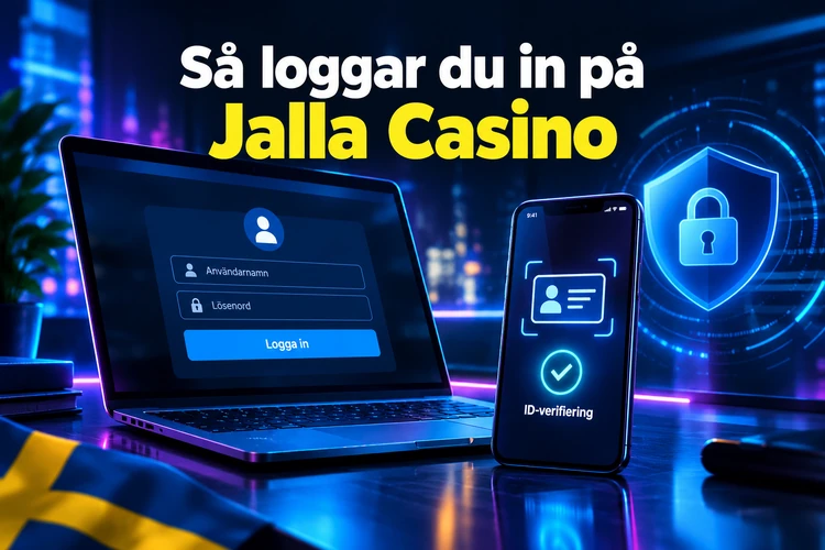 Så loggar du in på Jalla Casino